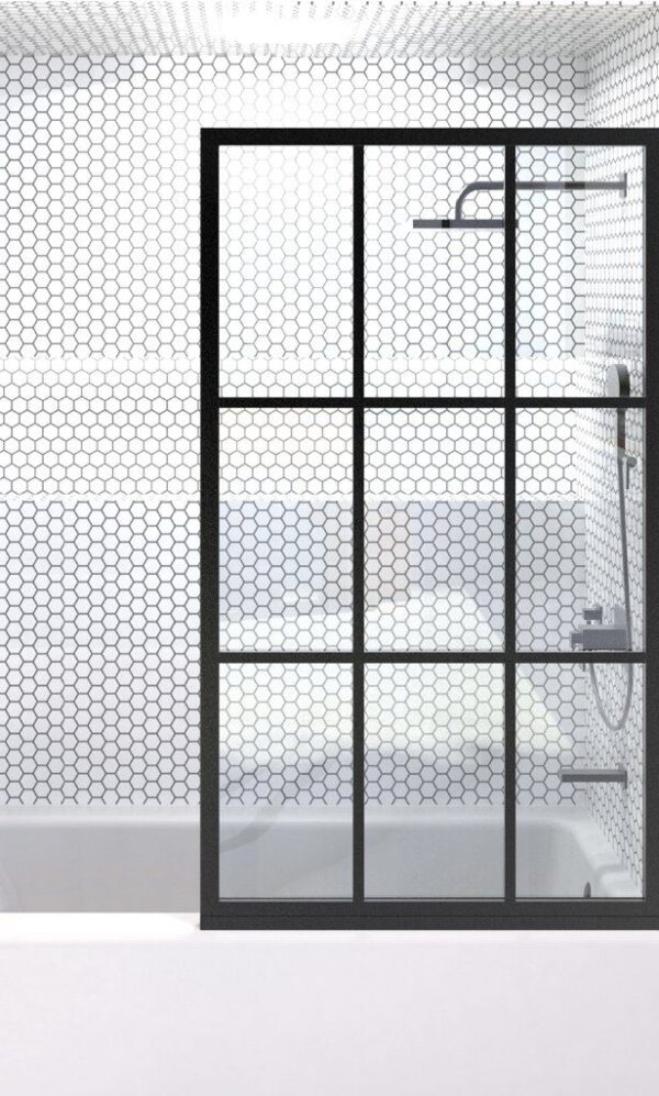 Steel Pivot Bathtub Screen